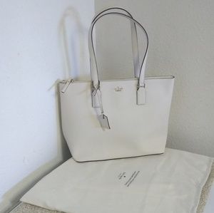 Kate Spade NY  White Cameron Street Lucie Bag